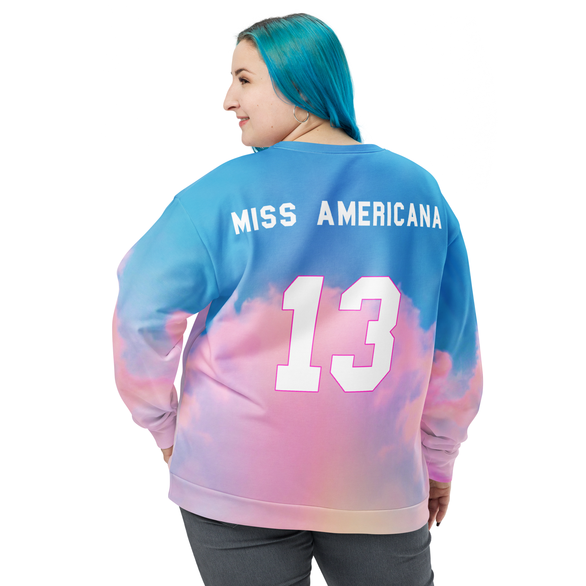 Taylor Swift Lover Inspired Sweatshirt (Miss Americana) Jersey Style